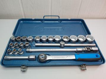 Gedore 1/2" doppenset in inch (AF) maten 24 delig doppendoos beschikbaar voor biedingen