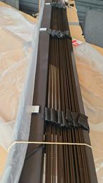 NIEUW! houten jaloezie zwart+ band 137cm breed x 74 hoog, Ophalen, 100 tot 150 cm, Zwart, Zo goed als nieuw