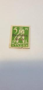 5012 bayern overdruk deutsches reich, Verzenden, Duitse Keizerrijk