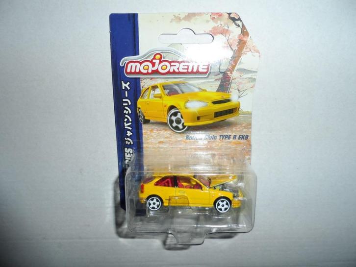 Majorette Japan Series - Honda Civic Type R EK9 - 1:64, Hobby en Vrije tijd, Modelauto's | Overige schalen, Nieuw, Auto, Ophalen of Verzenden