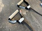 10 x reebok heavy / medium weerstands band elastiek, Gebruikt, Weerstandband, Ophalen of Verzenden, Weerstands band