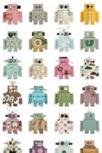 Kinderbehang Robots Studio Ditte, Kinderen en Baby's, Kinderkamer | Inrichting en Decoratie, Ophalen of Verzenden, Nieuw, Wanddecoratie