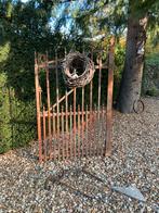 2 Antieke zware smeedijzeren poorten 188 hoog 116 breed, Ophalen