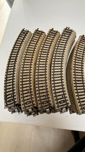 Marklin M spoor 5120 industrie-bocht 286mm 45 graden beschikbaar voor biedingen