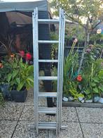 Te Koop Aluminium uitschuifbare ladder 6 meter, Doe-het-zelf en Verbouw, Ladders en Trappen, Ophalen, Gebruikt, 4 meter of meer