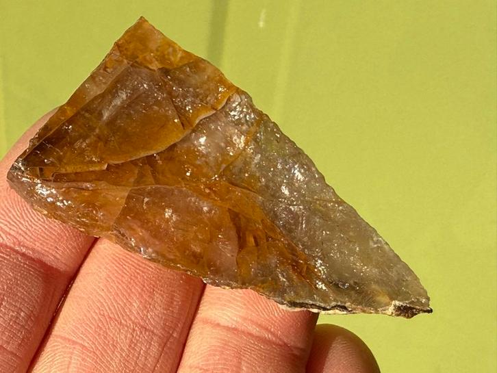 Golden Healer plak Slab schijf dubbel gepolijst mineralen, Verzamelen, Mineralen en Fossielen, Mineraal, Ophalen of Verzenden