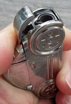 Vintage Metalen Gas Aansteker Volkswagen Kever Beetle Car, Nvt., Gebruikt, Ophalen of Verzenden, Aansteker