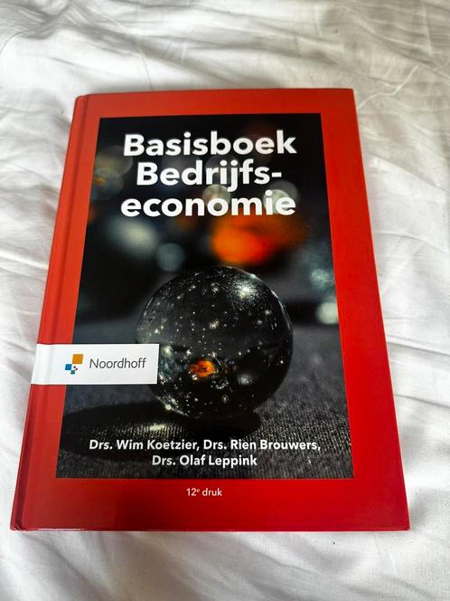 M.P. Brouwers - Basisboek bedrijfseconomie, Boeken, Economie, Management en Marketing, Zo goed als nieuw, Management, Ophalen of Verzenden