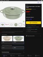 Tefal LOV Gietijzeren Serveerpan 28cm lichtgroen nieuw, Ophalen of Verzenden, Nieuw