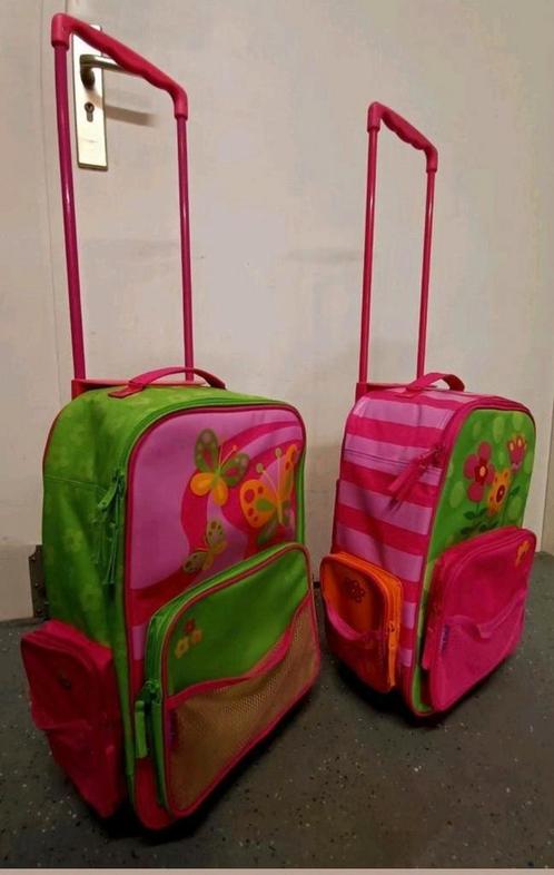 Stephen Joseph trolley rolkoffer kind., Sieraden, Tassen en Uiterlijk, Koffers, Zo goed als nieuw, Zacht kunststof, 50 tot 60 cm