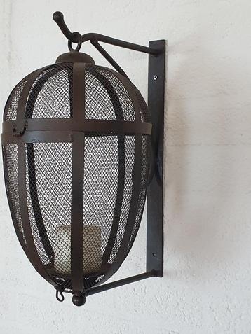 GROTE ROEST KLEUR KANDELAAR HANG beschikbaar voor biedingen