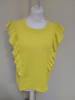 Prachtige gele top van Lizzy Lou maat XL, Geel, Zo goed als nieuw, Zonder mouw, Ophalen of Verzenden