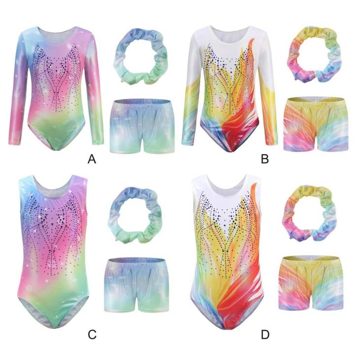 Turnpakje + turnbroekje + wokkel 122 128 134 140 146 152, Sport en Fitness, Turnen, Nieuw, Turnpak(je), Kindermaat 122 t/m 140