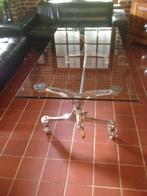 Salontafel Eichholtz Sullivan Massief aluminium / glasplaat, Ophalen, Gebruikt, Eichholtz, Delfweg 52 Noordwijkerhout