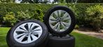19" Audi Q8 Etron Q7 orig velgen Continental winterbanden, Auto-onderdelen, Banden en Velgen, 19 inch, Gebruikt, 265 mm, Banden en Velgen