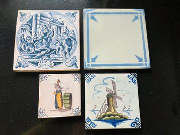 4 verschillende tegels beschikbaar voor biedingen