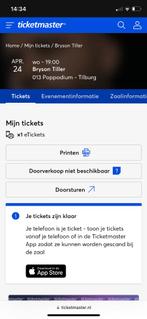 Bryson tiller ticket Tilburg, Tickets en Kaartjes, Concerten | R&B en Hiphop, April, Twee personen