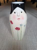Keramiek Poppetje Vase, Overige kleuren, Aardewerk of Porselein, Ophalen of Verzenden, Zo goed als nieuw