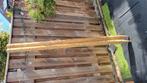 2 houten palen, Tuin en Terras, Palen, Balken en Planken, Ophalen, Zo goed als nieuw, 250 cm of meer, Palen