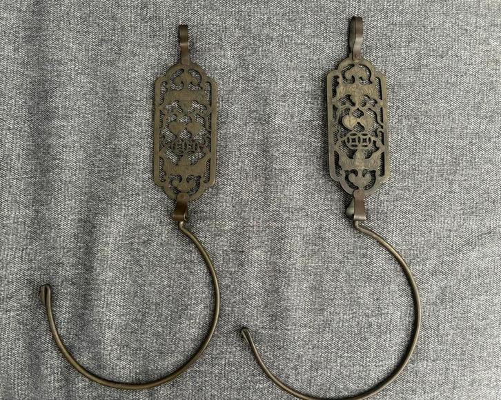 Set van twee traditioneel Chinese wandhaken, Antiek en Kunst, Kunst | Niet-Westerse kunst, Ophalen of Verzenden