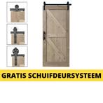ACTIE! Eiken schuifdeur | loftdeur | barndeur | eiken deur, Ophalen, 80 tot 100 cm, Binnendeur, Nieuw
