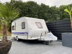 SUPER Nette hobby caravan 2008 460 ufe, Caravans en Kamperen, Caravans, Kachel, Rondzit, Hobby, Frans bed