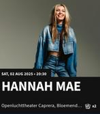 Ticket Hannah Mae 2 Augustus - Caprera, Tickets en Kaartjes, Augustus