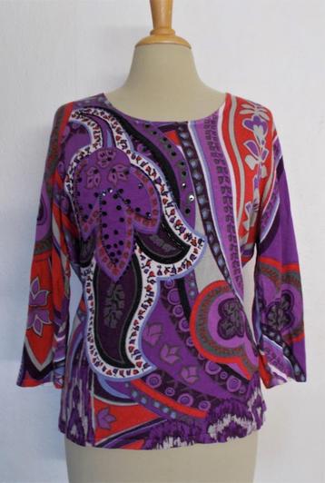 Fleurig stretch print top/truitje van Gerry Weber! L beschikbaar voor biedingen