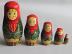 Vintage houten baboesjka matroesjka circa 50 jaar oud, Ophalen, Gebruikt