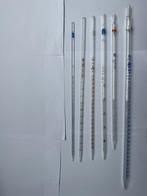 Meetpipettenset(6x) gegradueerd(laboratorium), Ophalen of Verzenden, Nieuw
