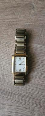 Seiko herenhorloge - rechthoekige kast, Ophalen of Verzenden, Staal, Polshorloge, Seiko