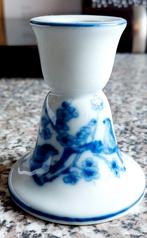 Antieke Delfts blauwe kandelaar., Ophalen of Verzenden, Keramiek of Aardewerk