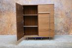 ZGANieuw Bert Plantagie Vision notenhouten design buffetkast, Met deur(en), 200 cm of meer, Design, 150 tot 200 cm