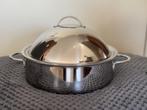 Spring braadpan met aparte deksel als nieuw, Huis en Inrichting, Ophalen, Keramische plaat, Zo goed als nieuw, Rvs