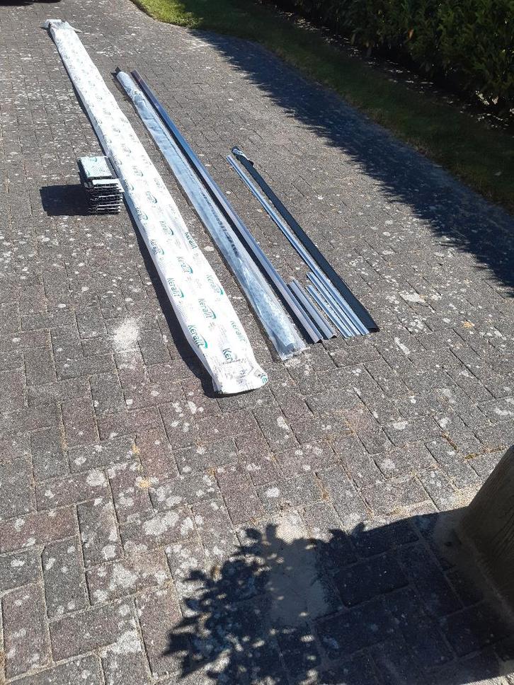 Keralit 143 mm - zwart eiken met houtnerf, Doe-het-zelf en Verbouw, Platen en Panelen, Nieuw, Overige materialen, Minder dan 20 mm