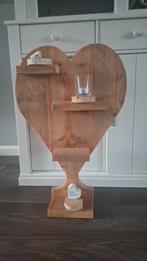 Houten hart decoratie - 80cm hoog, Huis en Inrichting, Woonaccessoires | Wanddecoraties, Ophalen of Verzenden, Gebruikt