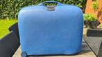 Samsonite koffer met trekkoord KLM blauw zwenkwielen, Gebruikt, Hard kunststof, Slot, 55 cm of meer