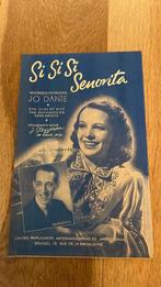 Si si si Senorita bladmuziek voor piano J. Steggerda, Gebruikt, Klassiek, Ophalen of Verzenden, Artiest of Componist