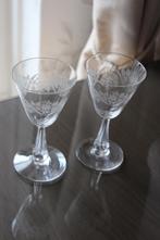 Antieke Saint Louis/Baccarat kristallen wijnglazen set van 5, Ophalen of Verzenden