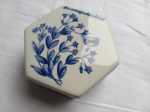 Delfts Blauw dekselpotje kruiden Rabobank, tuinkruiden plant, Antiek en Kunst, Antiek | Keramiek en Aardewerk, Ophalen of Verzenden