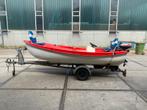 Visboot incl trailer, Watersport en Boten, Vis- en Consoleboten, Ophalen, Tot 10 pk, Zo goed als nieuw, 3 tot 6 meter