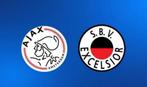 Ajax-Excelsior 6x F-Side, Tickets en Kaartjes, Drie personen of meer