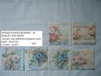 vintage plaatjes 🟩bloemen 36 ( papier kant ) verzenden, Hobby en Vrije tijd, Scrapbooking, Ophalen, Nieuw, Papier of Karton, Overige merken