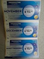 Loterij kaartjes, Eén persoon, Cadeaubon