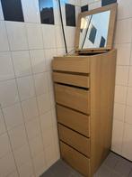 Badkamerset: 2 kasten en spiegel, Huis en Inrichting, Badkamer | Badkamermeubels, Ophalen, Gebruikt, 25 tot 50 cm, Overige typen