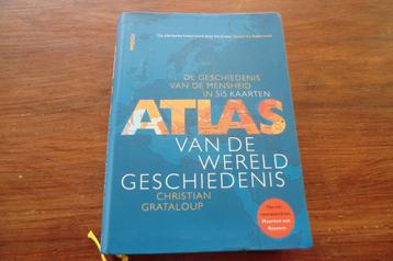 boek - Atlas van de wereldgeschiedenis - Christian Grataloup beschikbaar voor biedingen