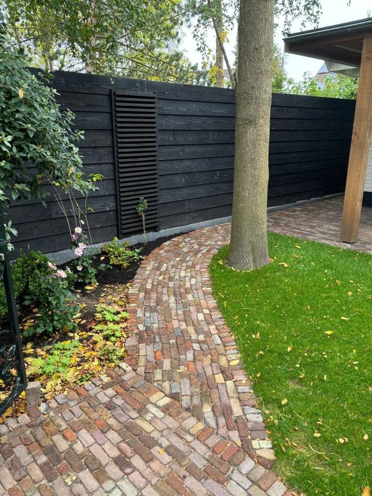 Oude Gebakken waaltjes verschillende lengtes, Tuin en Terras, Tegels en Klinkers, Gebruikt, Klinkers, Overige materialen, 10 m² of meer