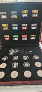 Zilveren DUKATEN 12 Provincies l van 2008 T.M.2014 proof, Setje, Koningin Beatrix, Zilver, Ophalen of Verzenden