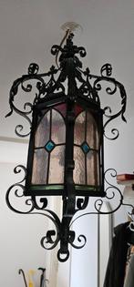 Smeedijzeren hanglamp antiek, Antiek en Kunst, Ophalen