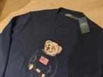 Ralph lauren beer trui nieuw origineel maat L valt groot, Blauw, Ophalen of Verzenden, Polo Ralph Lauren, Maat 56/58 (XL)